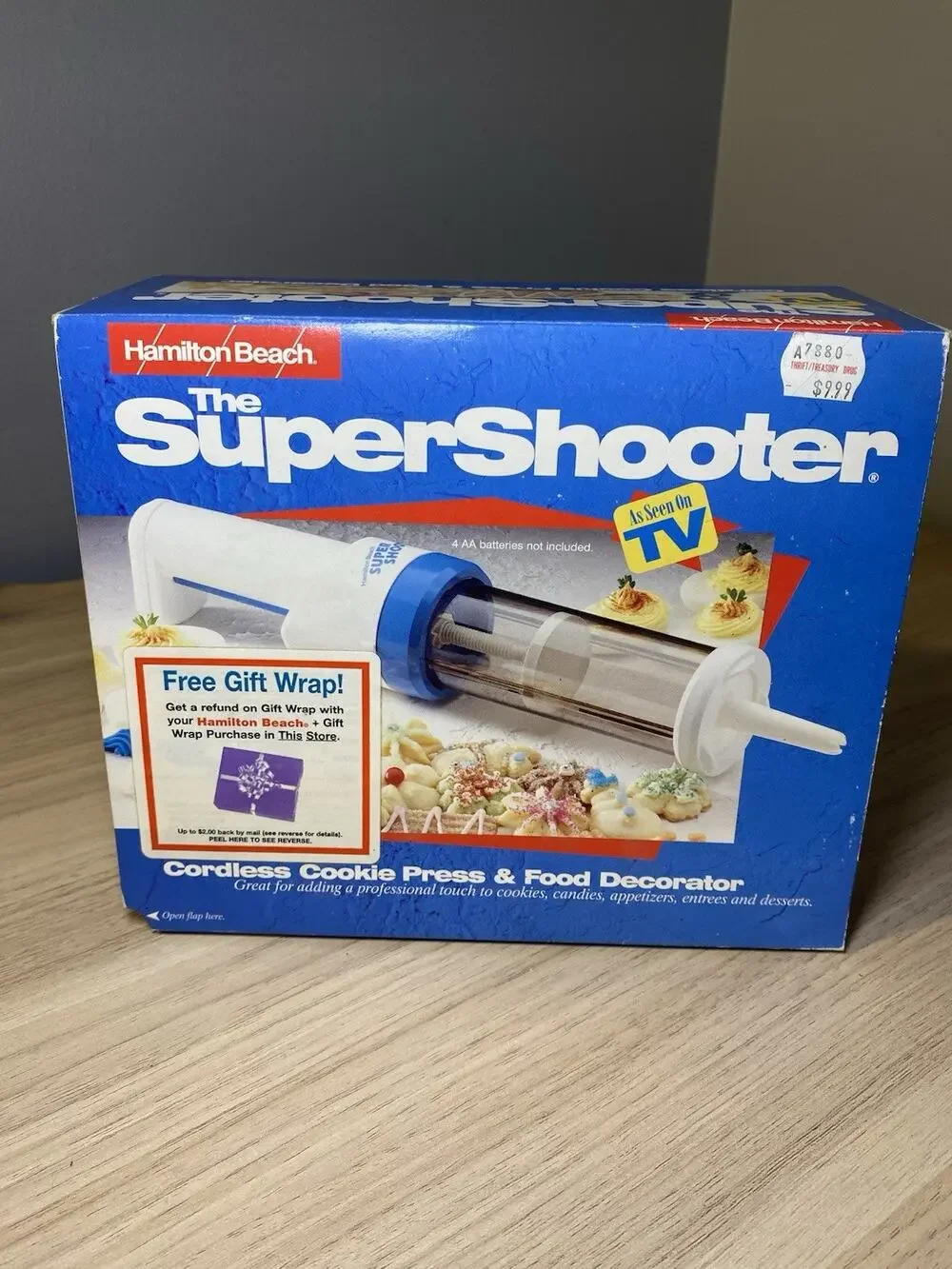Hamilton Beach The Super Shooter Cordless Cookie Press & Food Decorator